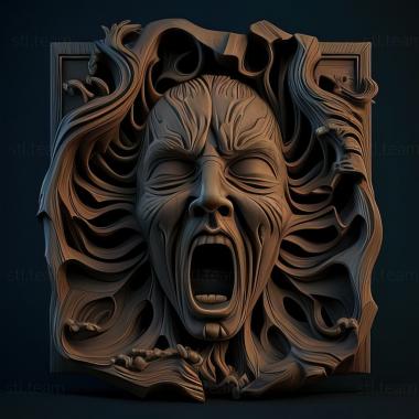 3D model st horror (STL)